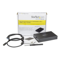 StarTech StarTech.com 2.5" SATA USB 3.1 Gen 2 Hard Drive Enclosure - w/ USB Type C and Type A Cables - USB 3.0 backwards compatible (S251BU31315) - storage enclosure - SATA 6Gb/s - USB 3.1 (Gen 2) (S251BU31315)