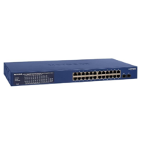 Netgear Netgear GS724TPP-100EUS 24 port PoE+ Gigabit Ethernet + 2 port SFP Cloud Smart Switch (GS724TPP-100EUS)