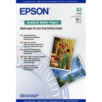 Epson Epson Archival, DIN A3, 189g/m² fotópapír Fehér Matt (C13S041344)