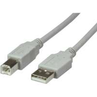 Gembird Gembird Cablexpert USB A-B printer kábel 1.8m szürke (CCP-USB2-AMBM-6G) (CCP-USB2-AMBM-6G)