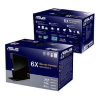 ASUS ASUS SBW-06D2X-U/BLK/G/AS Blu-Ray külső DVD író dobozos fekete USB (SBW-06D2X-U/BLK/G/AS)