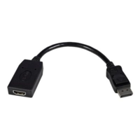 StarTech StarTech.com DP2HDMI video átalakító kábel 0,24 M HDMI A-típus (Standard) DisplayPort Fekete (DP2HDMI)