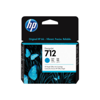 Hewlett-Packard HP 712 - cyan - original - DesignJet - ink cartridge (3ED67A)