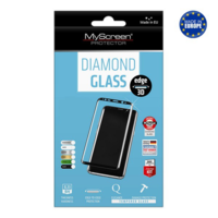 MyScreen MYSCREEN DIAMOND GLASS EDGE képernyővédő üveg (3D full cover, íves, karcálló, 0.33 mm, 9H) FEKETE [Samsung Galaxy S6 EDGE+ (SM-G928)] (MD2539TG 3D BLACK)
