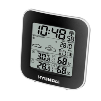 Hyundai Hyundai WS 8236 időjárás állomás fekete-ezüst (WS 8236)