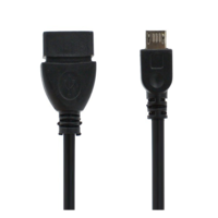 gigapack Adapter kábel, microUSB - USB, pendrive csatlakoztatásához, OTG (CA-157 / ET-R205UBE kompatibilis) FEKETE (5996457278312)