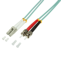 LogiLink Logilink Fiber duplex patch kábel OM3 50/125 LC-ST 5m aqua (FP3LT05) (FP3LT05)