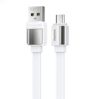 Remax Remax Platinum Pro USB-A - MicroUSB kábel 2.4A 1m fehér (RC-154m white) (RC-154m white)
