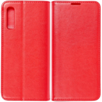 TokShop Samsung Galaxy M51 SM-M515F, Oldalra nyíló tok, stand, Magnet Book, piros (95150)