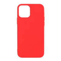 gigapack Szilikon telefonvédő (matt, logo kivágás) PIROS [Apple iPhone 12 mini] (5996457999569)