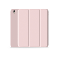 Devia Apple iPad 10.9 (2022) tablet tok (Smart Case) on/off funkcióval, Apple Pencil tartóval - Devia Rosy Series Leather Case With Pencil Slot - pink (ST378294)