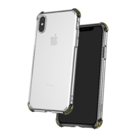 Hoco HOCO ICE SHIELD szilikon telefonvédő (közepesen ütésálló, légpárnás sarok, átlátszó hátlap) ÁTLÁTSZÓ [Apple iPhone XS Max 6.5] (5996457810208)