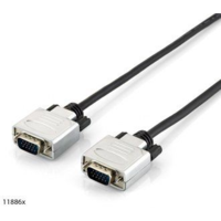 Equip Equip 118864 VGA kábel 10 M VGA (D-Sub) Fekete, Ezüst (118864)