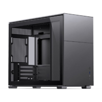 Jonsbo Jonsbo D31 STD Black táp nélküli ablakos mATX ház fekete (D31 STD Black)