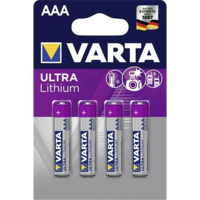 Varta Varta Ultra Lithium AAA elem (4db/csomag) (6103301404) (V6103301404)