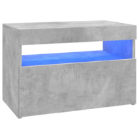 vidaXL betonszürke TV-szekrény LED-lámpákkal 60 x 35 x 40 cm (804417)