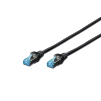 Digitus DIGITUS Patchkabel RJ45 SF/UTP Cat5e 0.50m sch. Hebelschutz Polybeutel (DK-1532-005/BL)