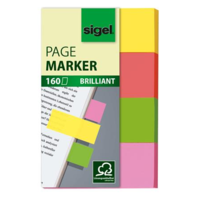 Sigel Sigel Multicolor 20x50 mm Jelölőcímke 4x40 lap - Vegyes (HN630)