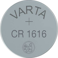 Varta CR1616 lítium gombelem, 3 V, 55 mA, Varta BR1616, DL1616, ECR1616, KCR1616, KL1616, KECR1616, LM1616 (6616101401)