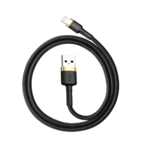 Baseus Baseus Cafule USB Lightning kábel 2A, 3m, arany-fekete (CALKLF-RV1) (CALKLF-RV1)