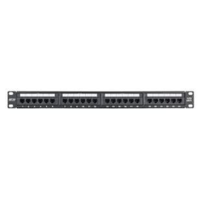 Nikomax Nikomax UTP patch panel cat.6a 24 port 19" 1U (EC-URP-24-UE2) (EC-URP-24-UE2)