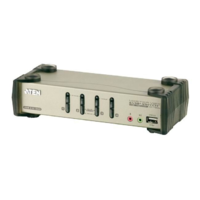 Aten ATEN KVM Switch 4PC USB + kábelkészlet + audio (CS1734B) (CS1734B)