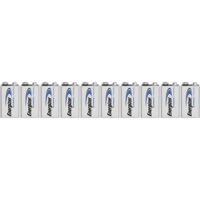 Energizer 9V-os elem készlet, lítium, 9V, 10 db, Energizer Ultimate 6LR61, 6LR21, 6AM6, 6LP3146, MN1604, A1604, E Block, LR22 (635255)
