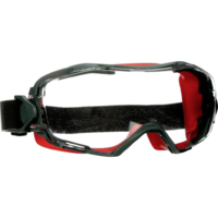 3M 3M GoggleGear GG6001SGAF-RED teljes védőszemüveg, párásodásmentes, karcálló, piros (GG6001SGAF-RED)