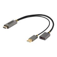 StarTech StarTech.com 128-HDMI-DISPLAYPORT video átalakító kábel 0,3 M HDMI A-típus (Standard) Fekete, Szürke (128-HDMI-DISPLAYPORT)