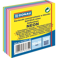 Donau Donau Neon 50x50mm öntapadó jegyzettömb - 12 színű (250 lap / tömb) (7575011-99)