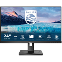 Philips Philips S Line 243S1/00 számítógép monitor 60,5 cm (23.8") 1920 x 1080 pixelek Full HD LCD Fekete (243S1/00)