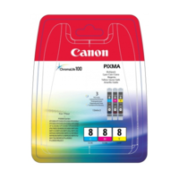Canon Canon CLI-8 C/M/Y tintapatron 3 dB Eredeti Cián, Magenta, Sárga (0621B036)