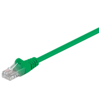 Goobay Techly 5m RJ45 Cat 5e hálózati kábel Zöld Cat5e U/UTP (UTP) (68378)