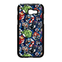 TokShop Marvel Avengers Heroes - Samsung Galaxy A3 (2017) fekete szilikon tok (SG-A32017-TPU-BL-2481)