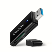 Axagon Axagon CRE-S2N SuperSpeed USB-A 3.2 Gen 1 slim SD/microSD kártyaolvasó (CRE-S2N)