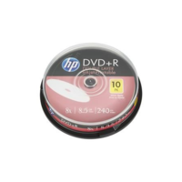 HP HP DVD+R DL 8.5GB 8x Dual Layer DVD lemez nyomtatható hengeres 10db/henger (DVDH+8DLB10N) (DVDH+8DLB10N)