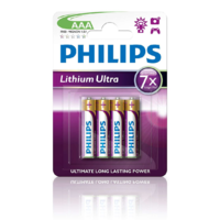 Philips Philips Lítium 1.5V AAA Mini Ceruza elem Lithium Ultra 4db (FR03LB4A/10) (FR03LB4A/10)