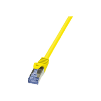 LogiLink LogiLink 10G S/FTP PIMF PrimeLine patch kábel CAT6A 0,25m sárga (CQ3017S) (CQ3017S)