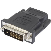 Renkforce DVI - HDMI átalakító adapter, 1x DVI dugó 24+1 pól. - 1x HDMI aljzat, fekete, Renkforce (RF-4212228)
