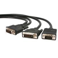 StarTech StarTech splitter cable - DVI/VGA - 1.8 m (DVIVGAYMM6)