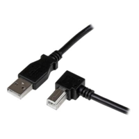 StarTech StarTech.com 2m USB 2.0 A to Right Angle B Cable Cord - 2 m USB Printer Cable - Right Angle USB B Cable - 1x USB A (M), 1x USB B (M) (USBAB2MR) - USB cable - 2 m (USBAB2MR)