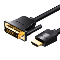 Vention Vention ABFBG video átalakító kábel 1,5 M HDMI A-típus (Standard) DVI-D Fekete (ABFBG)