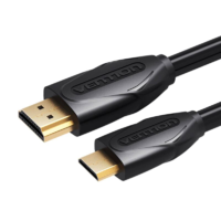 Vention Vention HDMI - Mini HDMI kábel 1,5m fekete (VAA-D02-B150) (VAA-D02-B150)