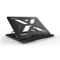 Conceptronic Conceptronic ERGO Laptop Cooling Stand Laptop állvány Fekete 39,6 cm (15.6") (THANA03B)