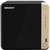 QNAP QNAP TS-464 NAS Tower Ethernet/LAN csatlakozás Fekete N5095 (TS-464-8G)