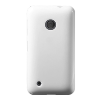 gigapack Szilikon telefonvédő FÉNYES FEHÉR [Nokia Lumia 530] (5996457500352)