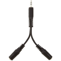 Belkin Belkin Y audio 3.5 mm Jack - 2xRCA fekete (CFL-AUD05) (CFL-AUD05)