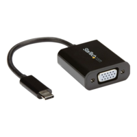 StarTech StarTech.com USB-C to VGA Adapter - Black - 1080p - Video Converter For Your MacBook Pro - USB C to VGA Display Dongle (CDP2VGA) - external video adapter - black (CDP2VGA)