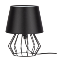GreenSite Merano asztali lámpa E27-es foglalat, 1 izzós, 25W fekete (GSBL5999114132514)