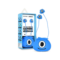 Ylfashion Jellie Monsters vezetékes fülhallgató 3,5 mm jack csatlakozóval - Ylfashion YLFS-01 - kék (PT-6635)
